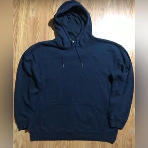 Starting Point Vintage 90s Hooded Sweatshirt XL Navy Blue